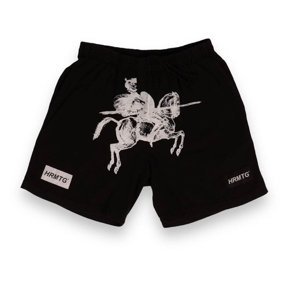 HRMTG x Jack B Wiese Don Quixote knight shorts black XL - Picture 1 of 8